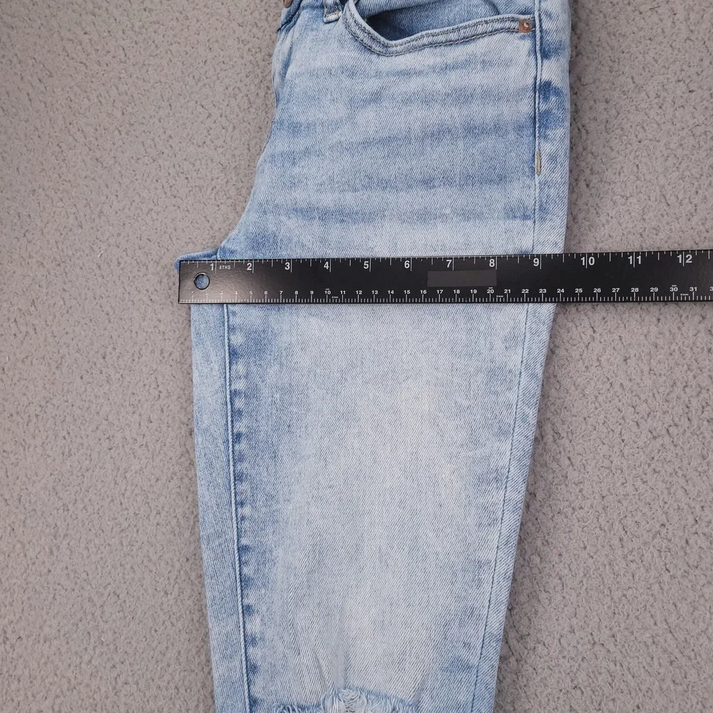 BKE Jeans 26 Stella Ankle Skinny Slim Fit Low Rise Distressed Light Wash